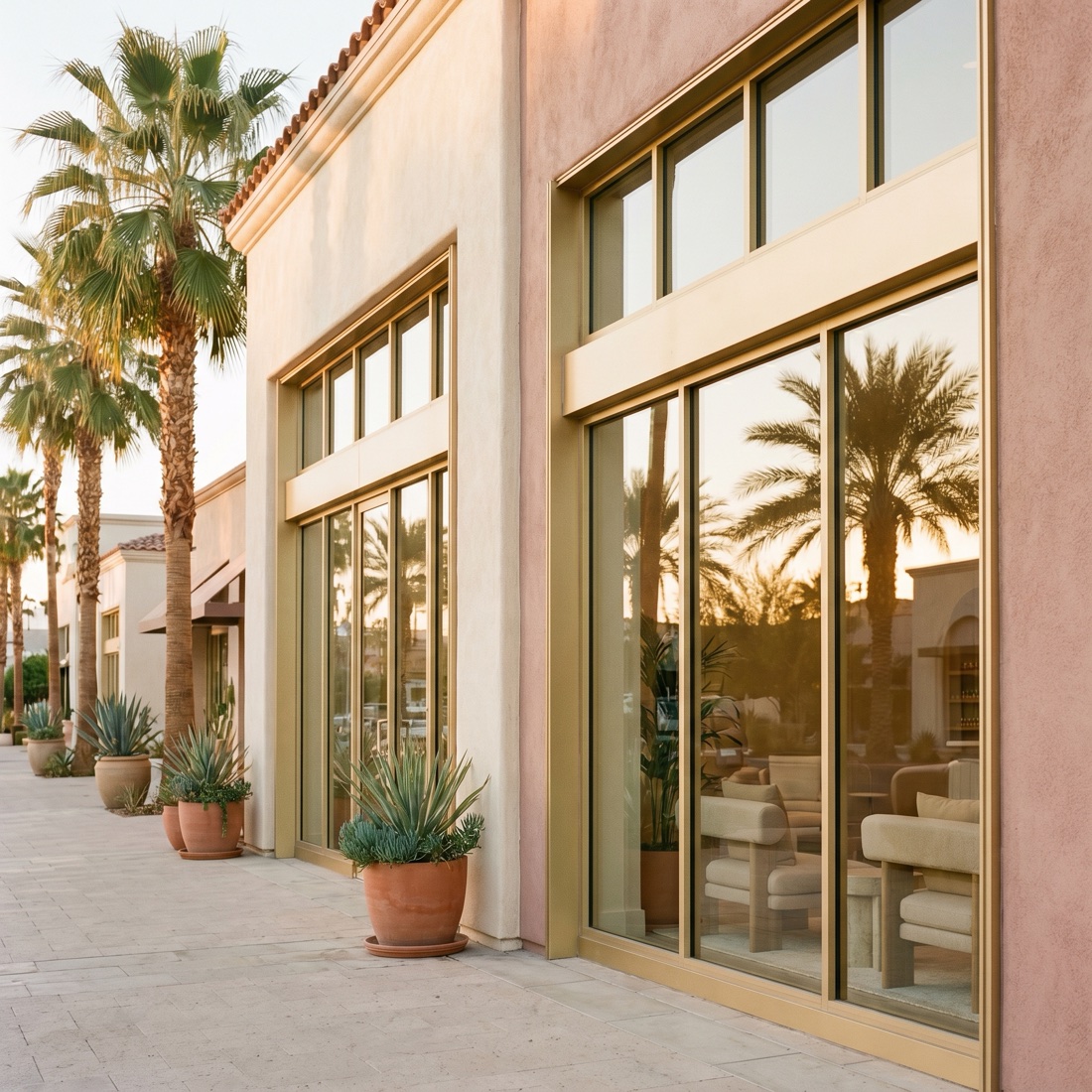 Mirage Nail Spa storefront in Palm Springs